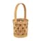 5.25" Natural Open Weave Cylinder Chip Wood Basket with Handle by Ashland®